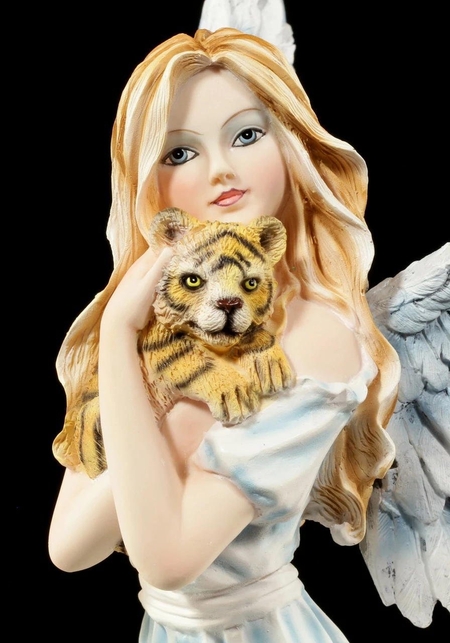 Engel Figur - Nariel Mit Tigerbabys â Bild 6