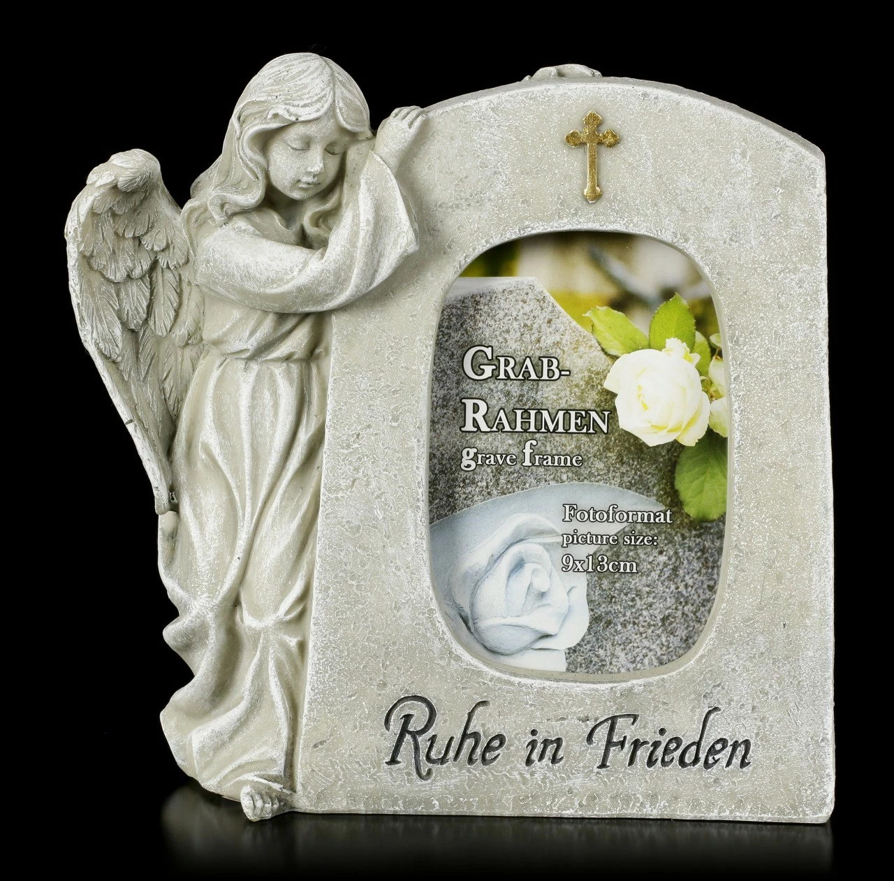 Grab Bilderrahmen Engel - Ruhe In Frieden – Bild 2