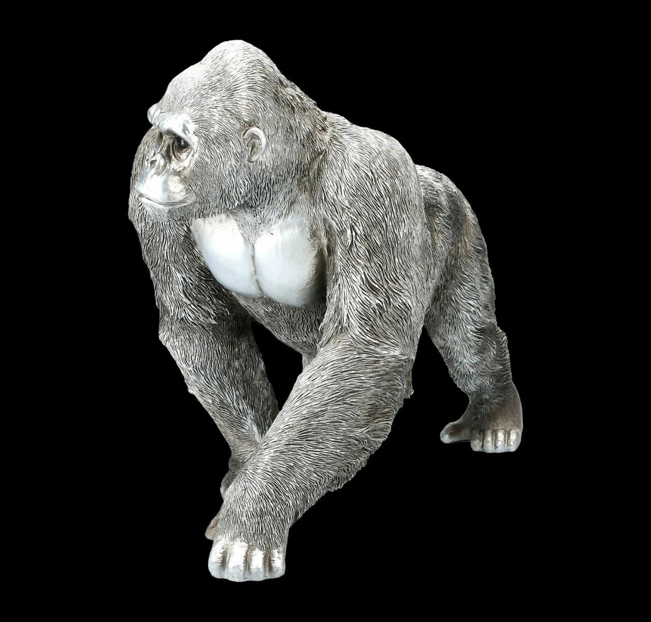 Affen Figur - Gorilla Antik Silber â Bild 4