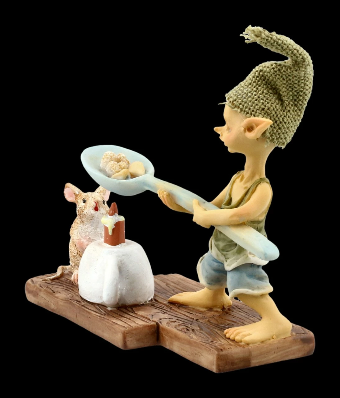 Pixie Kobold Figur - Popcorn über Kerze – Bild 2