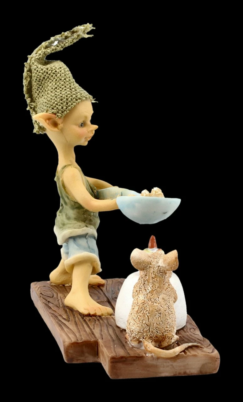 Pixie Kobold Figur - Popcorn über Kerze – Bild 5