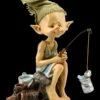 Pixie Kobold Figur - Angler Petri Heil