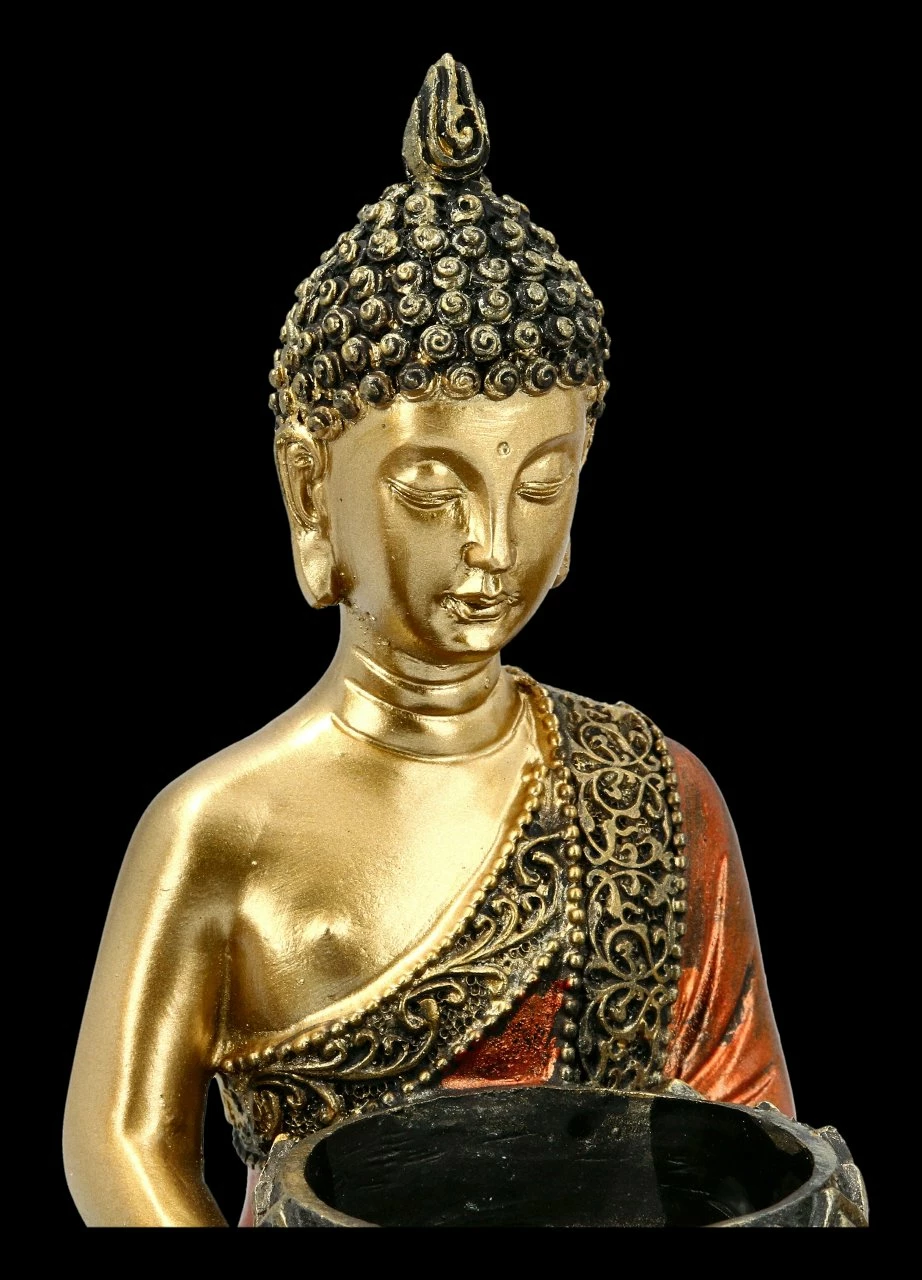 Buddha Dreifach Teelichthalter – Bild 6