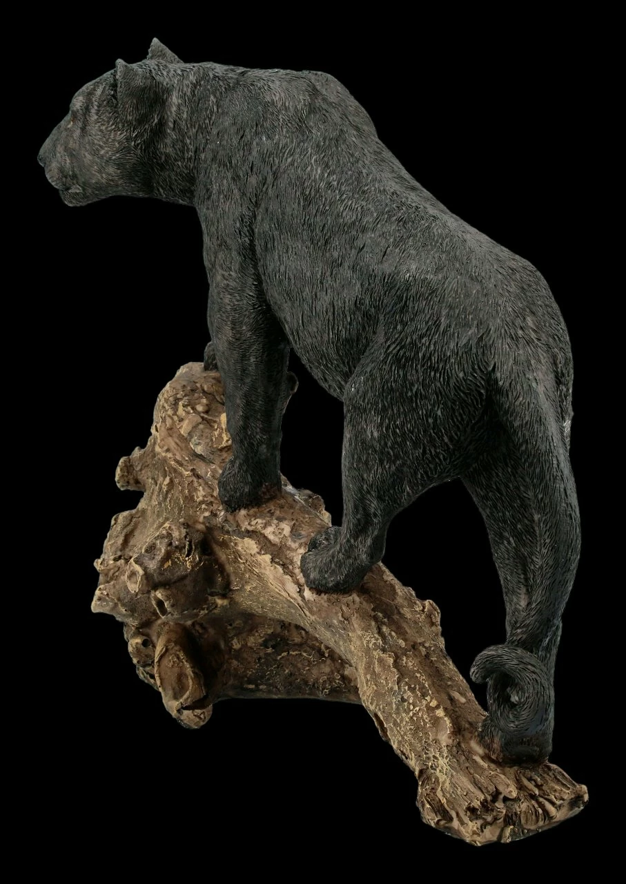 Schwarzer Panther Figur - Ausschau – Bild 2