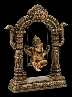 Ganesha Figur Auf Schaukel