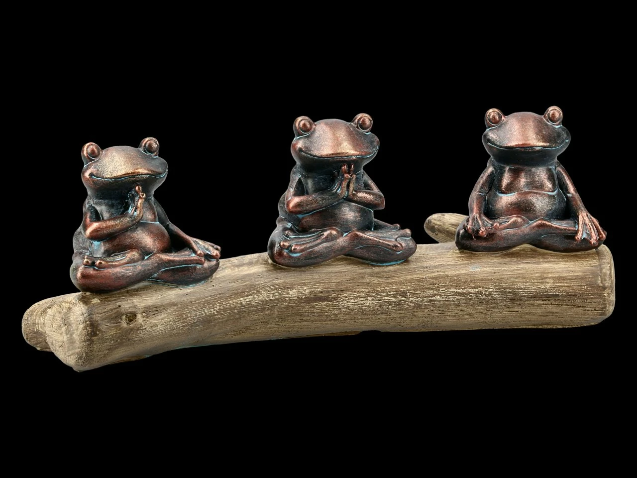 Frosch Figuren Beim Meditieren