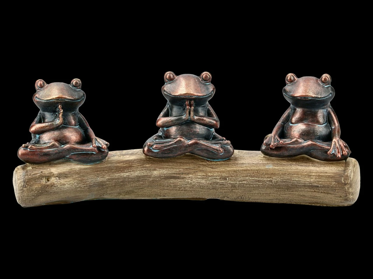 Frosch Figuren Beim Meditieren – Bild 2