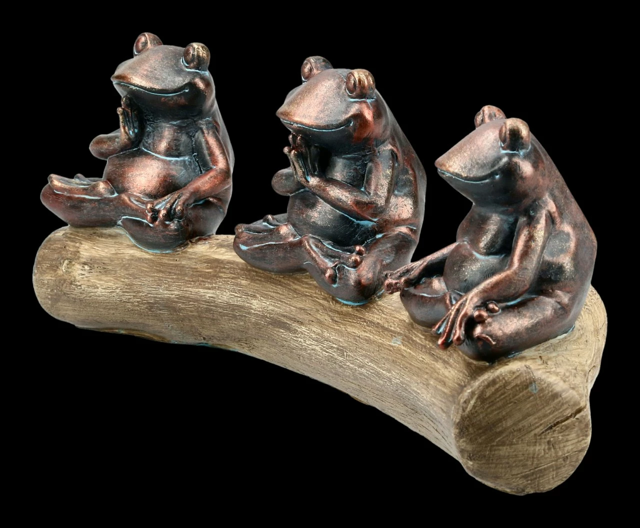 Frosch Figuren Beim Meditieren – Bild 3