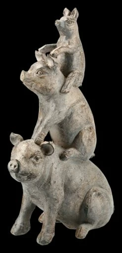Schweine Pyramide Figur