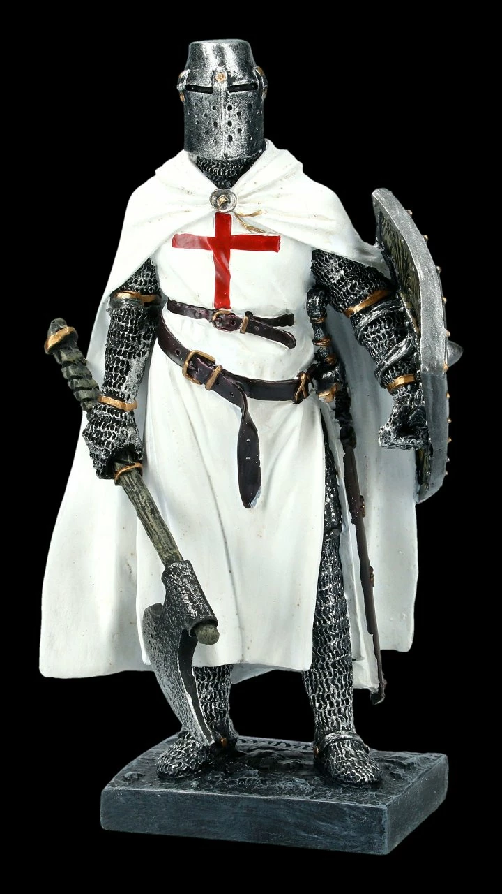 Ritter Figur - Templer Mit Axt Und Schild – Bild 2