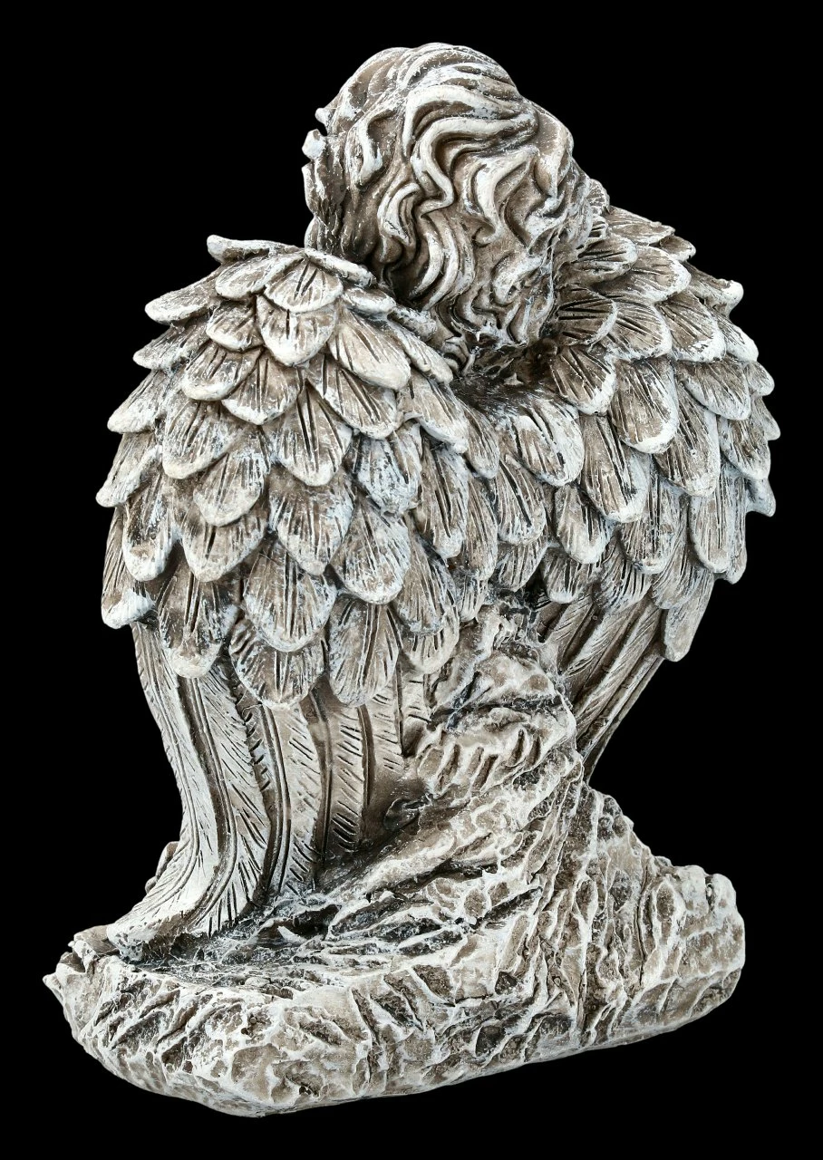 Grab Engel Figur Mit Herz - In Stillem Gedenken – Bild 4