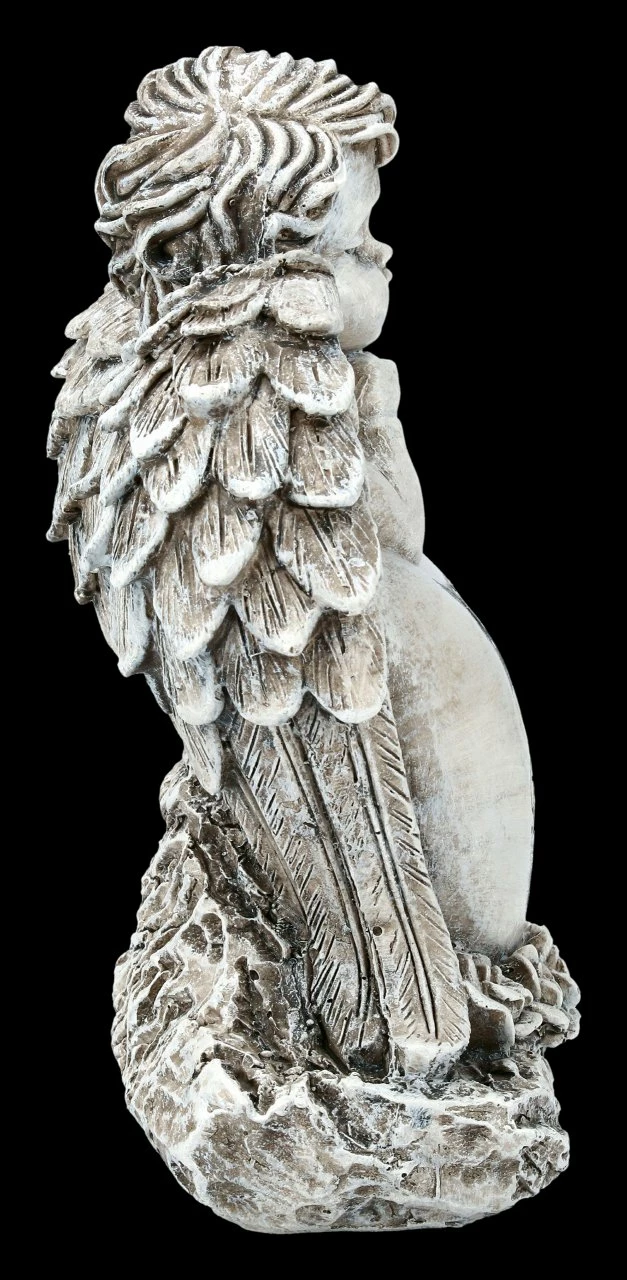 Grab Engel Figur Mit Herz - In Stillem Gedenken – Bild 5