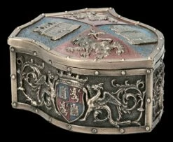 Ritter Schatulle - Löwen Wappen