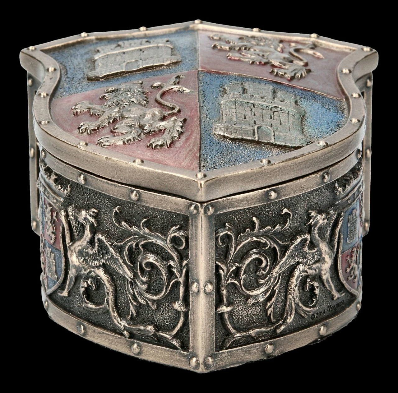 Ritter Schatulle - Löwen Wappen – Bild 4