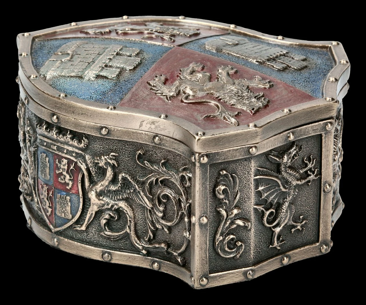 Ritter Schatulle - Löwen Wappen – Bild 6