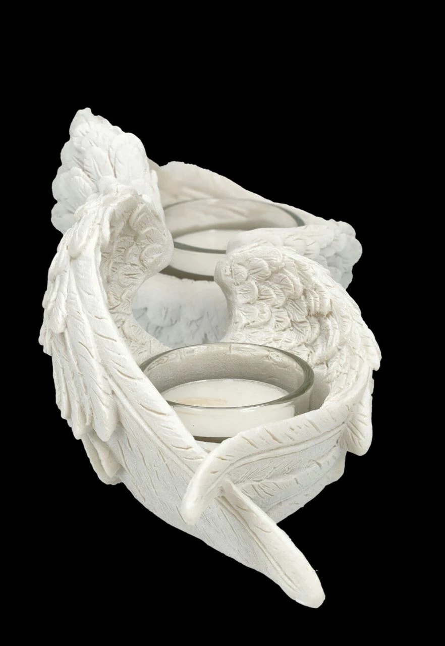 Teelichthalter - Engelsflügel 2er Set – Bild 5