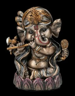 Rückfluss-Räucherhalter - Musizierender Ganesha