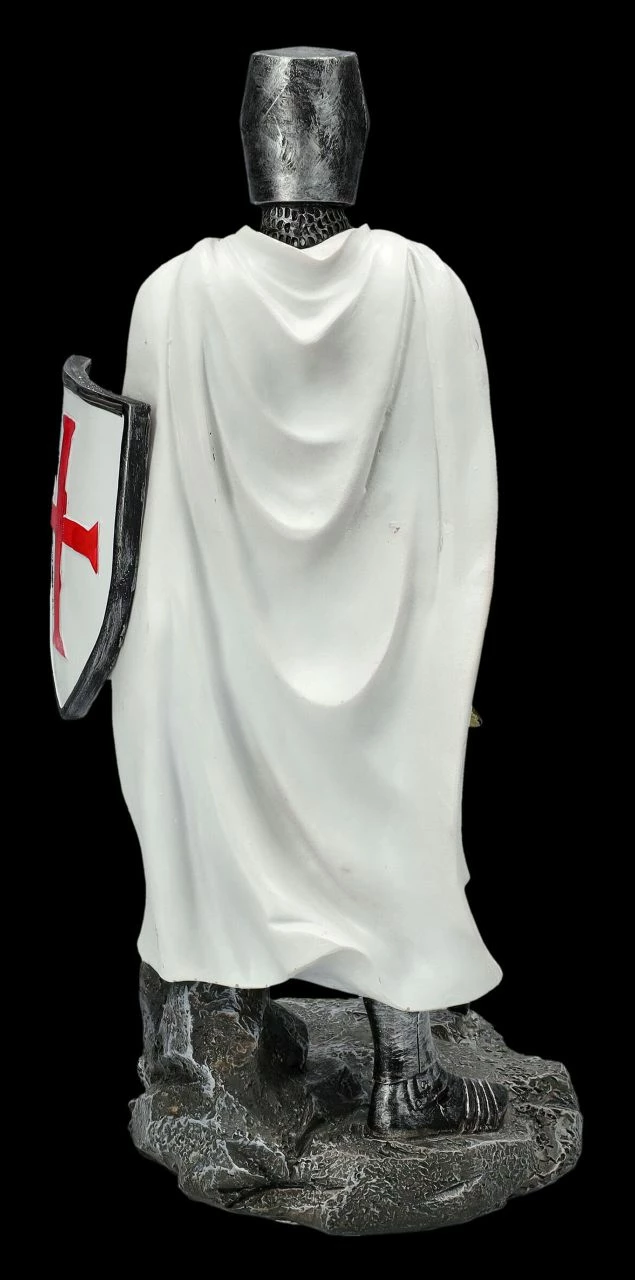 Tempelritter Figur Stützt Sich Auf Schwert – Bild 5
