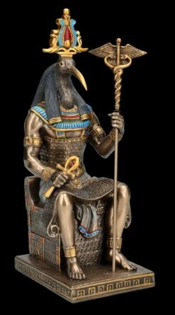 Thoth Figur - Ägyptischer Gott Der Weisheit Auf Thron