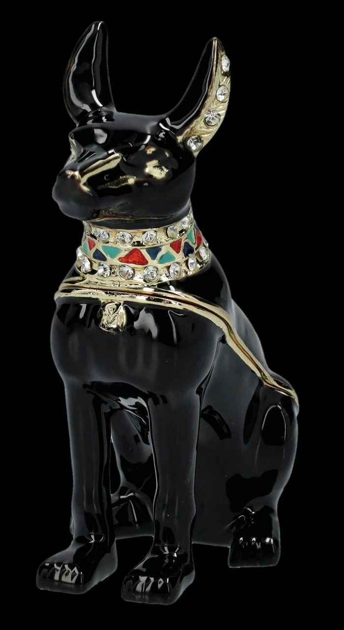 Anubis Figur Als Verzierte Schmuckdose – Bild 7