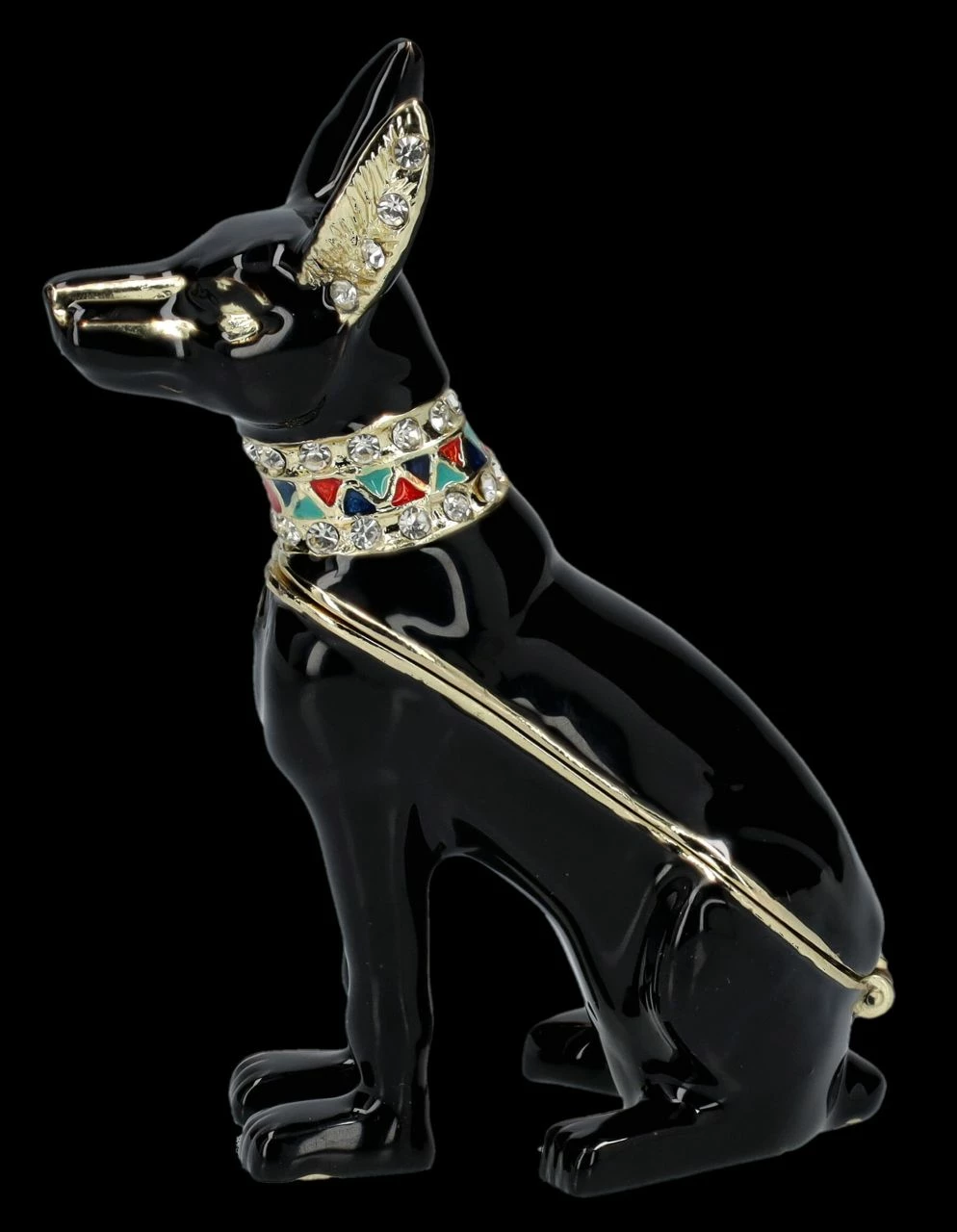 Anubis Figur Als Verzierte Schmuckdose – Bild 4