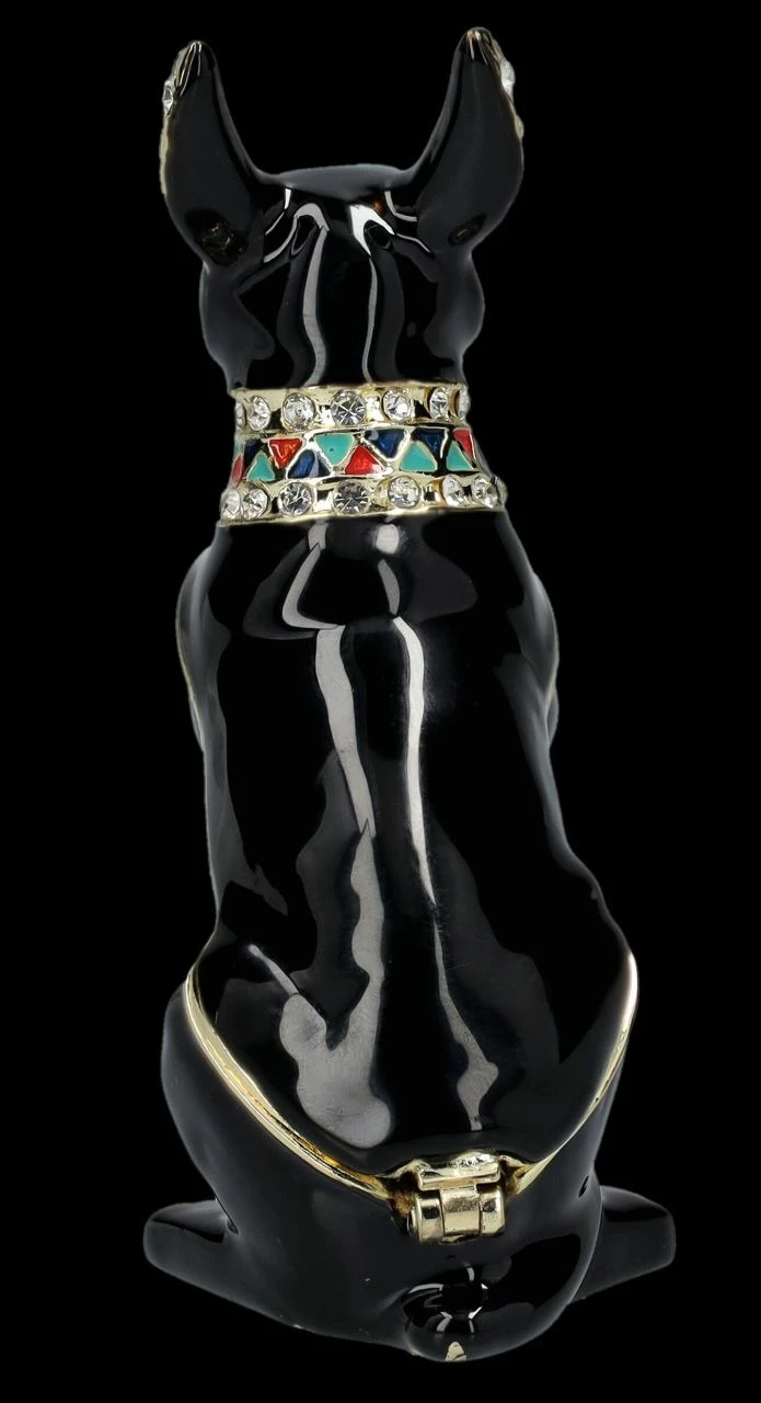 Anubis Figur Als Verzierte Schmuckdose – Bild 5