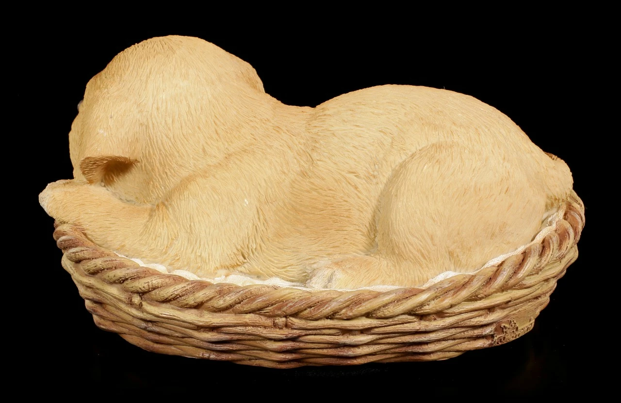 Hund In Körbchen Figur - Labrador – Bild 4