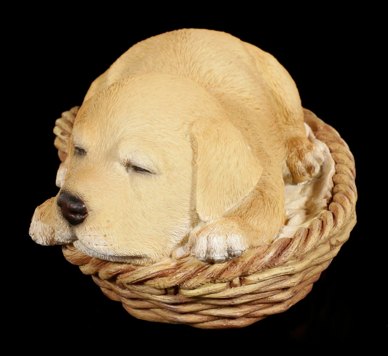 Hund In Körbchen Figur - Labrador – Bild 5