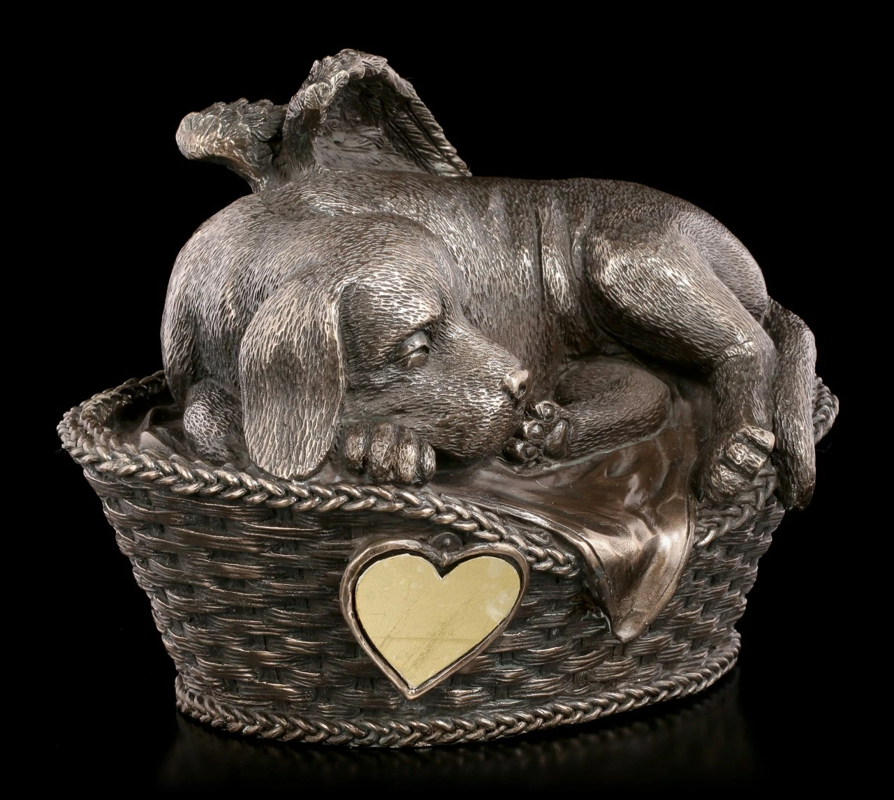 Tier Urne - Hunde-Engel Mit Gravurplatte – Bild 3