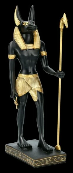 Anubis Figur Mit Stab