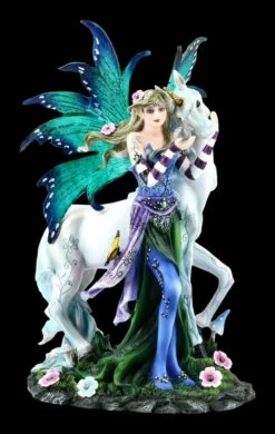 Elfe Petrina Mit Einhorn - Wonderful Garden