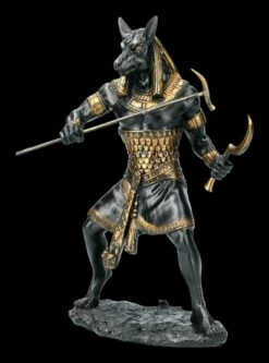 Seth Figur Als Krieger Bemalt