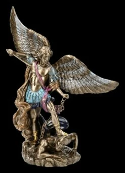 Erzengel Michael Figur - Mit Schwert Und Kette