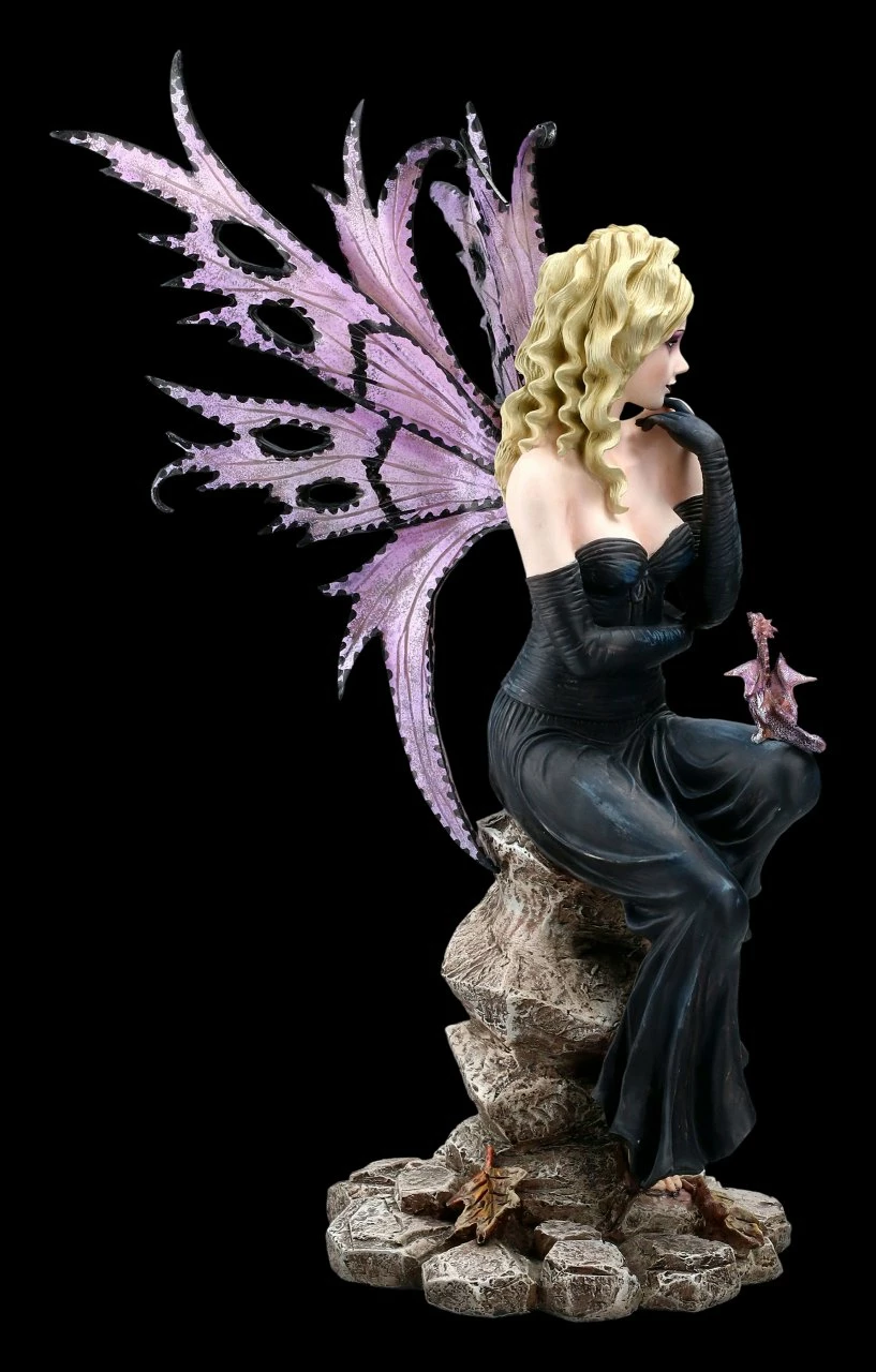 Große Elfen Figur - Liliana Mit Drache – Bild 5