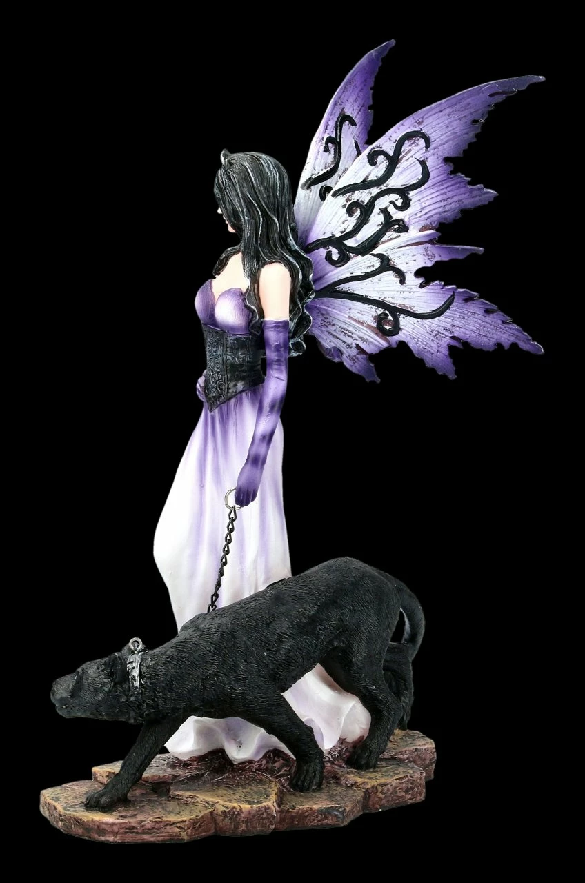 Elfen Figur Mit Panther An Der Leine – Bild 3