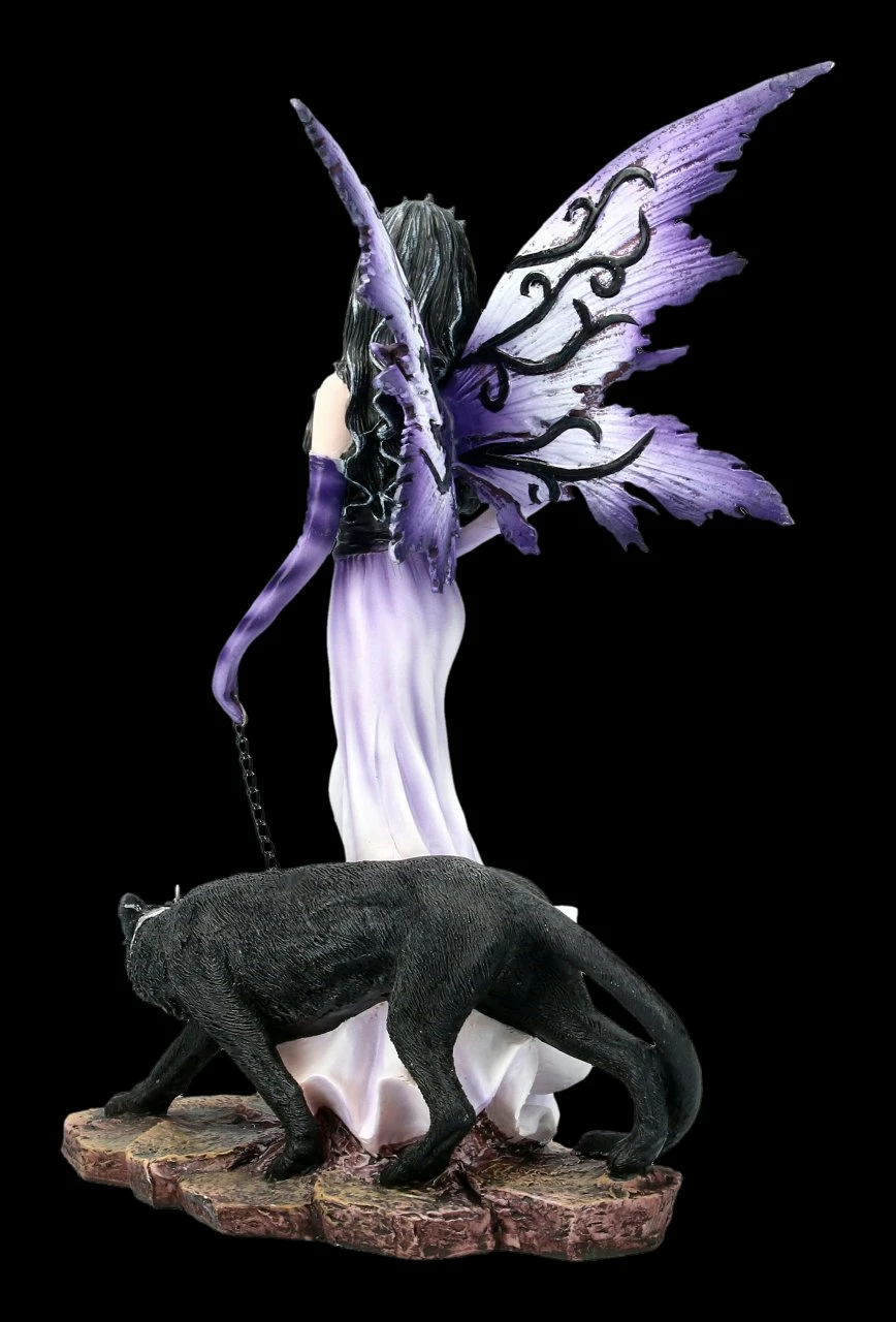 Elfen Figur Mit Panther An Der Leine – Bild 4