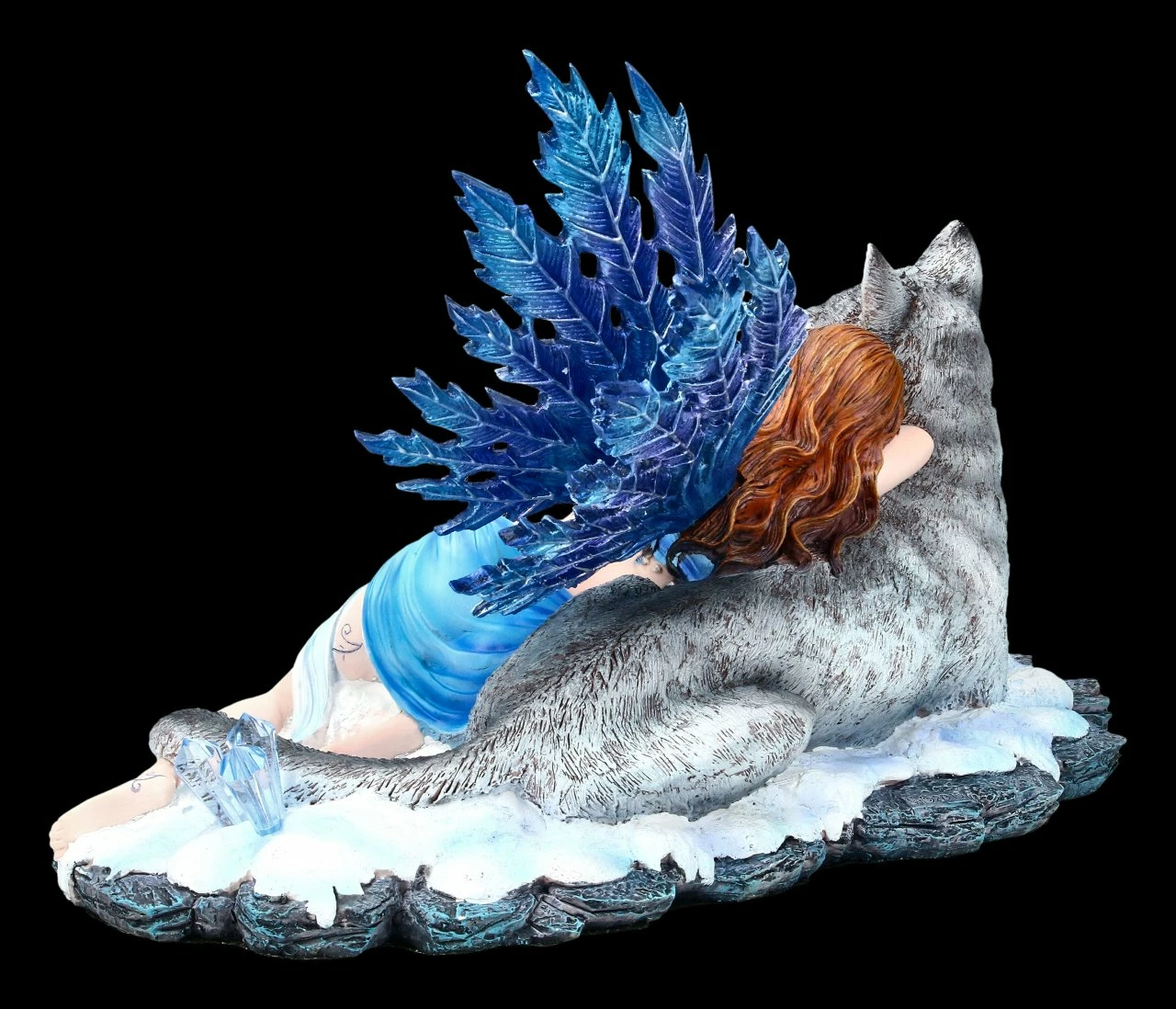 NEMESIS NOW Elfen Figur Mit Wolf - Lupiana – Bild 4