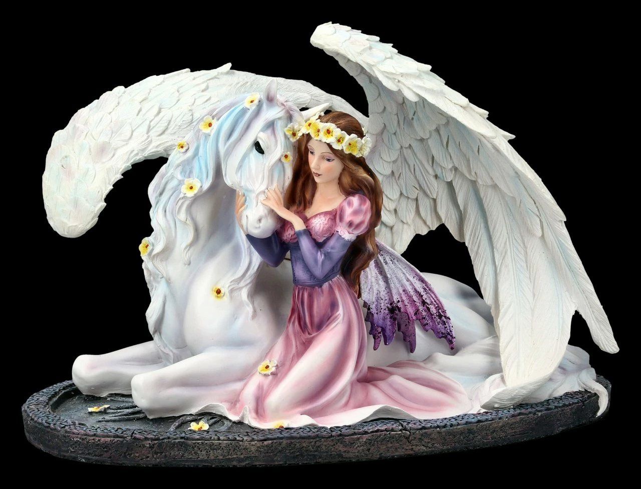 Elfen Figur - Prinzessin Amalia Mit Pegasus