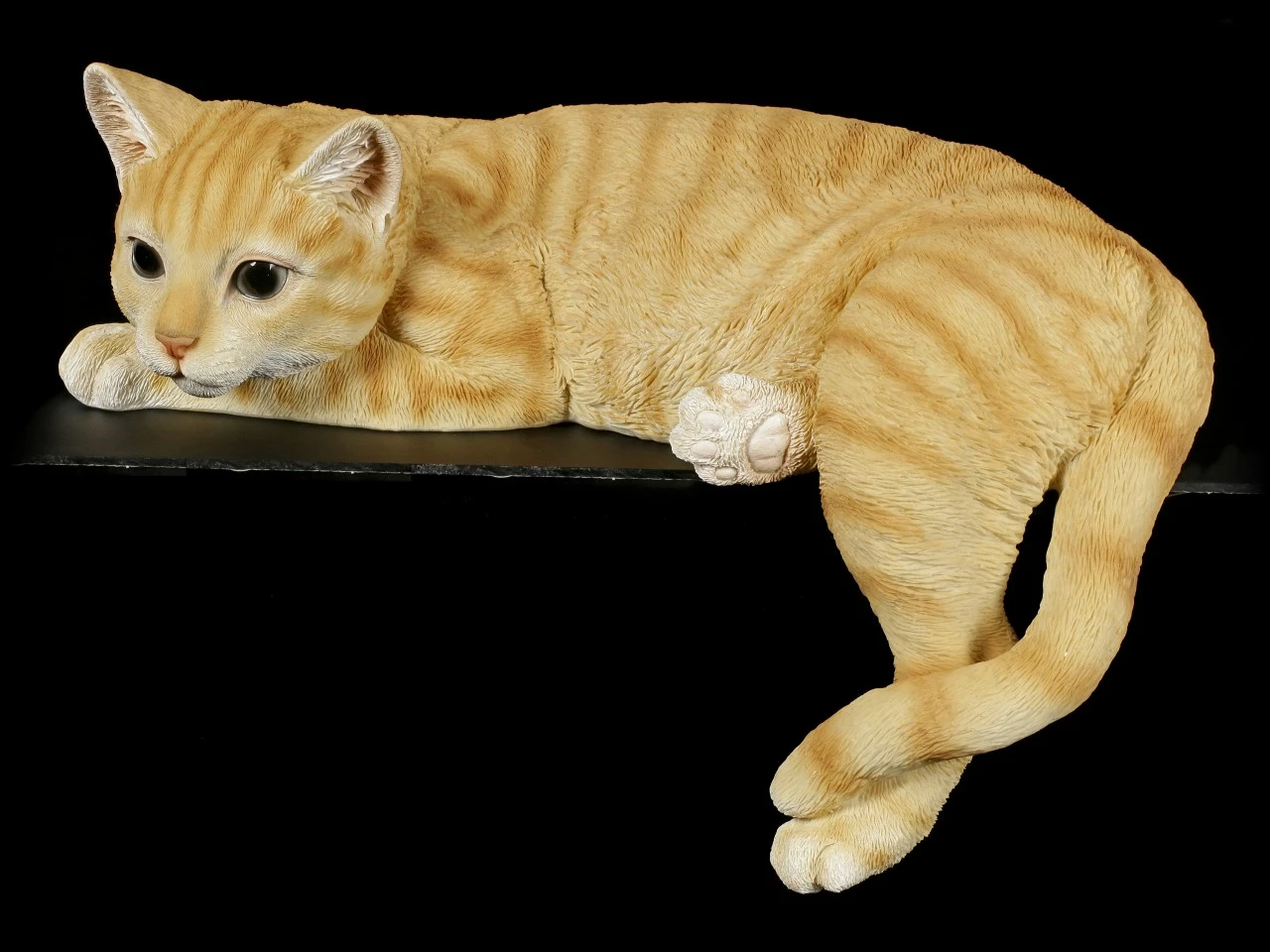 Kantenhocker - Liegende Katzen Figur – Bild 2