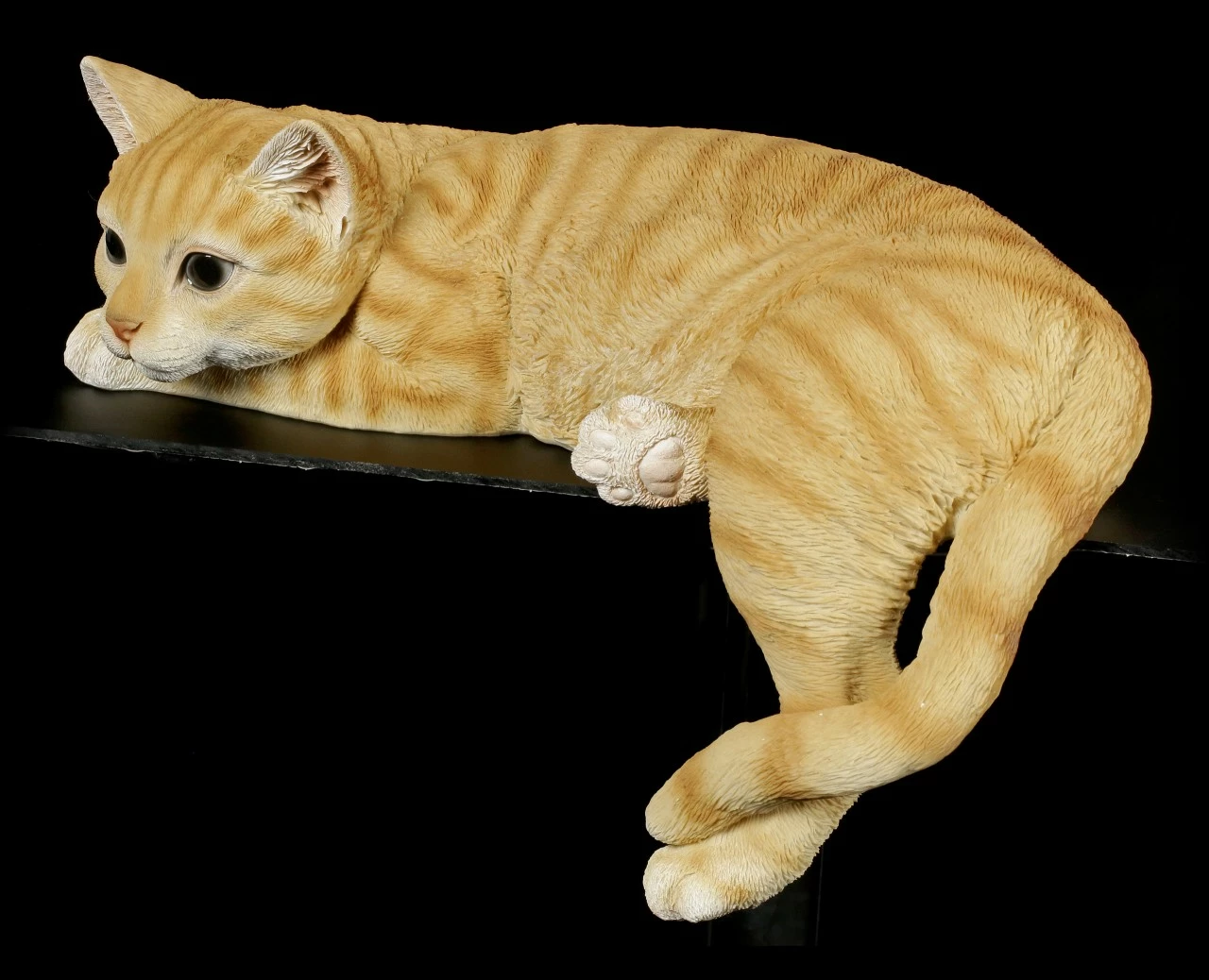 Kantenhocker - Liegende Katzen Figur – Bild 3