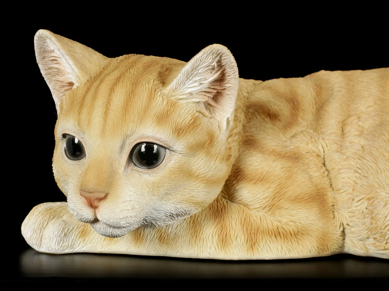 Kantenhocker - Liegende Katzen Figur – Bild 5