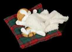 Katzen Figur Schlafend Auf Decke