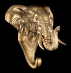 Kleiderhaken - Elefantenkopf