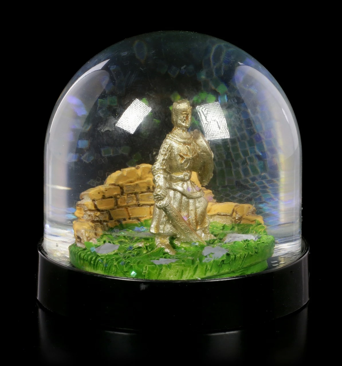 Kreuzritter Schneekugel - Goldfarben – Bild 3