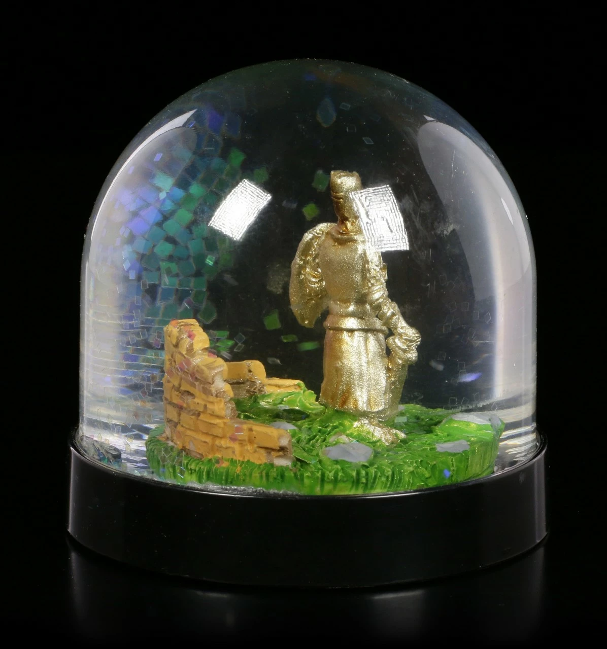 Kreuzritter Schneekugel - Goldfarben – Bild 4