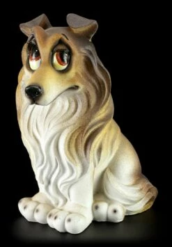 Lustige Hunde Figur - Collie
