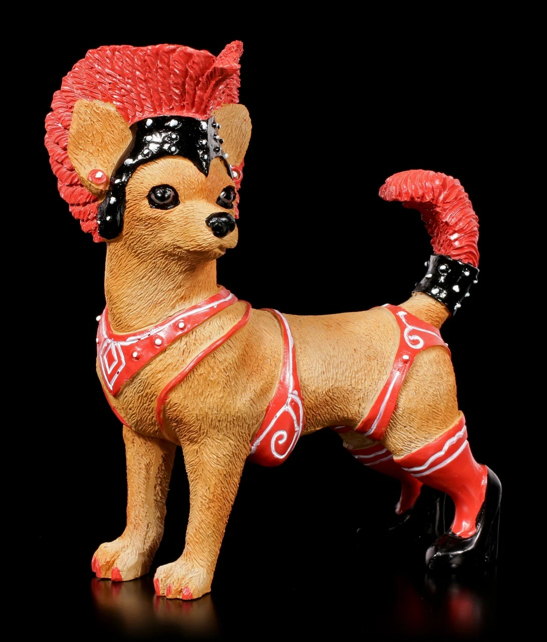 Lustige Hunde Figur - Showgirl Chihuahua – Bild 2