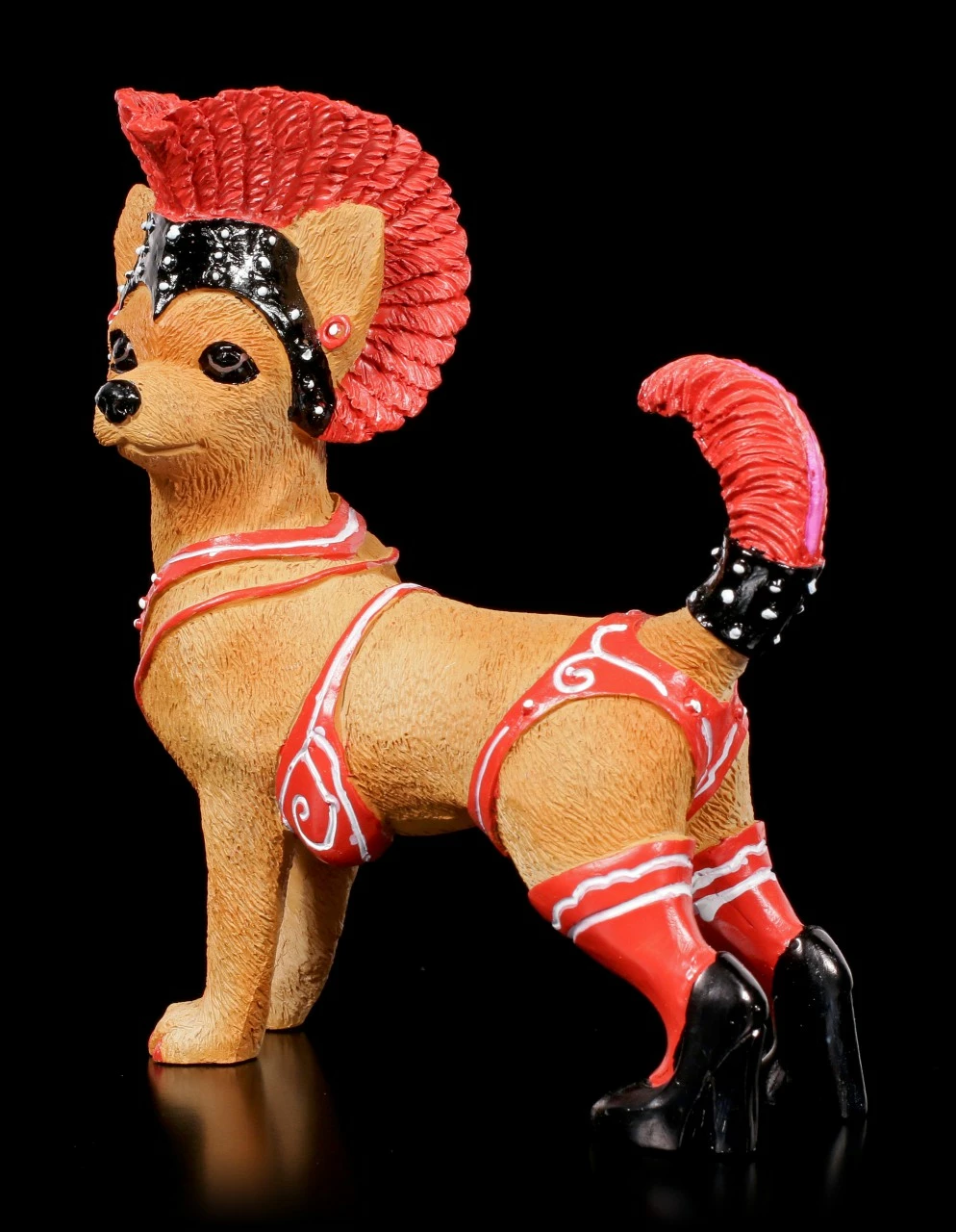 Lustige Hunde Figur - Showgirl Chihuahua – Bild 3