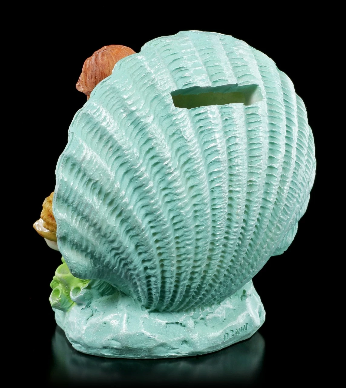 Meerjungfrau Spardose - Siren Mit Muschel – Bild 3