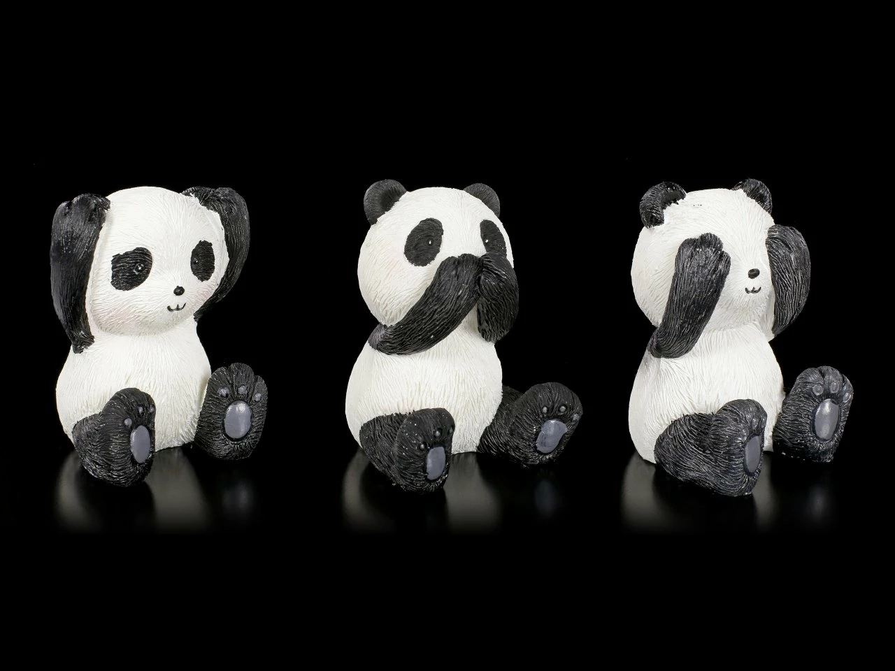 Panda Figuren - Nichts Böses – Bild 2